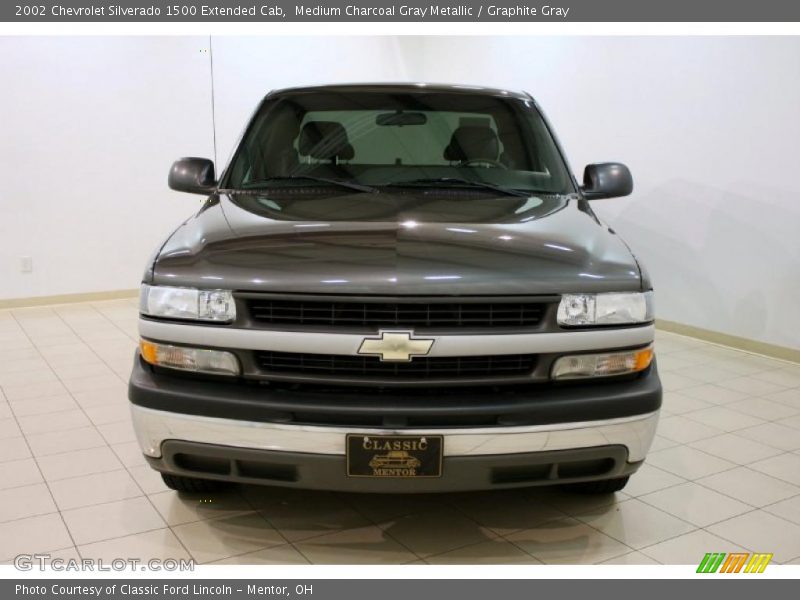 Medium Charcoal Gray Metallic / Graphite Gray 2002 Chevrolet Silverado 1500 Extended Cab