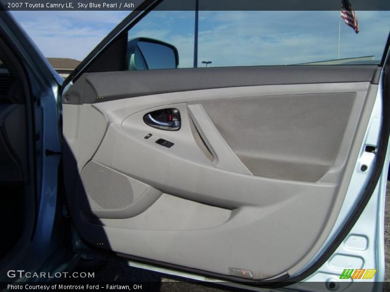 Sky Blue Pearl / Ash 2007 Toyota Camry LE