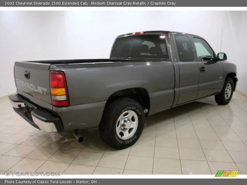 Medium Charcoal Gray Metallic / Graphite Gray 2002 Chevrolet Silverado 1500 Extended Cab