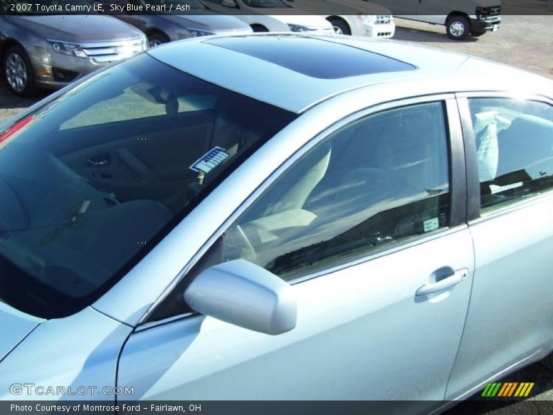 Sky Blue Pearl / Ash 2007 Toyota Camry LE