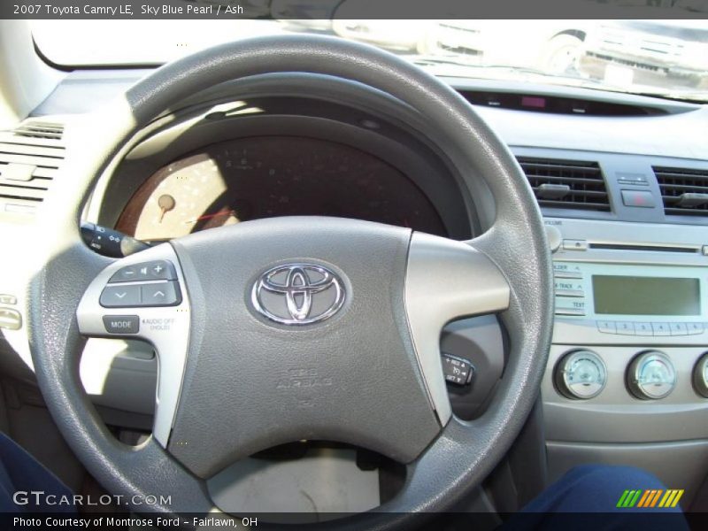 Sky Blue Pearl / Ash 2007 Toyota Camry LE