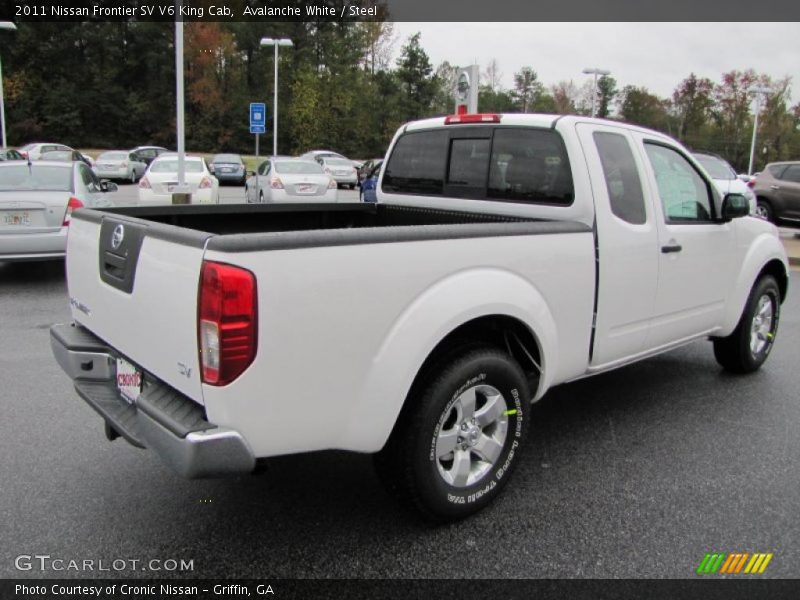  2011 Frontier SV V6 King Cab Avalanche White