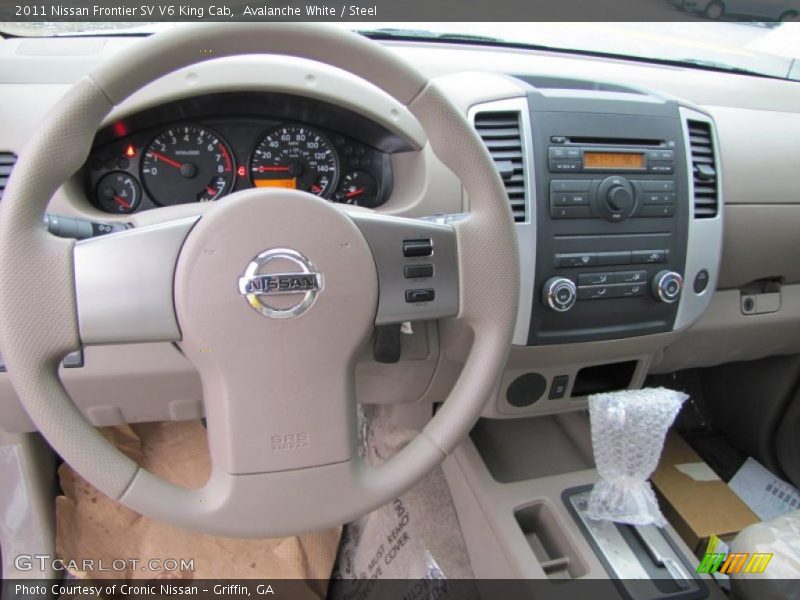 Dashboard of 2011 Frontier SV V6 King Cab