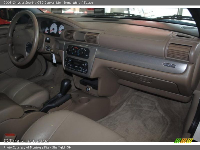 Dashboard of 2003 Sebring GTC Convertible