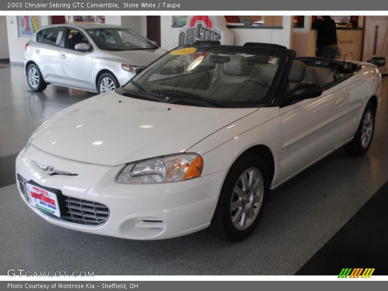 Stone White / Taupe 2003 Chrysler Sebring GTC Convertible