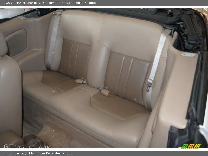  2003 Sebring GTC Convertible Taupe Interior