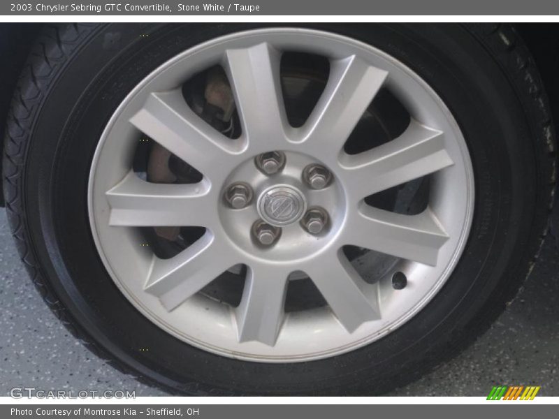 2003 Sebring GTC Convertible Wheel