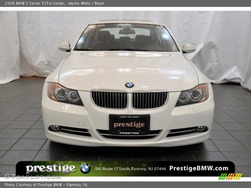 Alpine White / Black 2008 BMW 3 Series 335xi Sedan