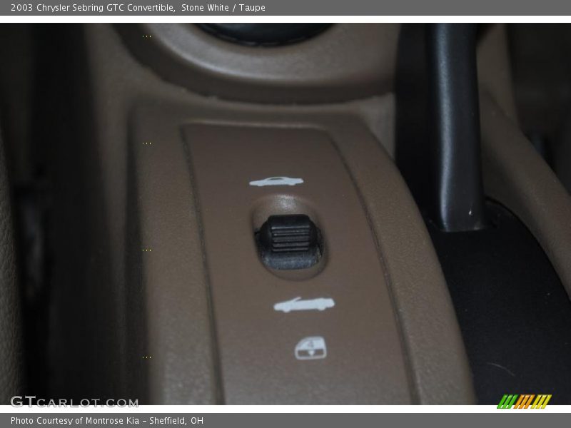 Stone White / Taupe 2003 Chrysler Sebring GTC Convertible