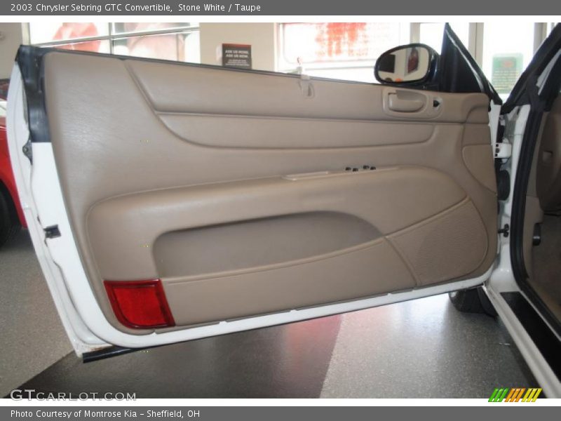 Door Panel of 2003 Sebring GTC Convertible