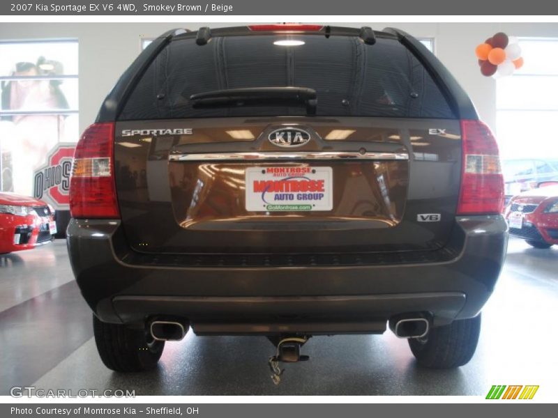Smokey Brown / Beige 2007 Kia Sportage EX V6 4WD