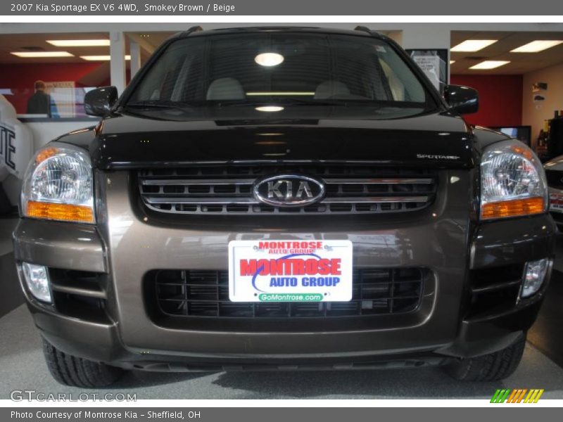 Smokey Brown / Beige 2007 Kia Sportage EX V6 4WD
