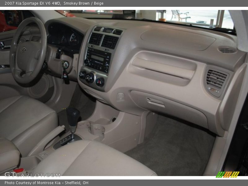 Smokey Brown / Beige 2007 Kia Sportage EX V6 4WD