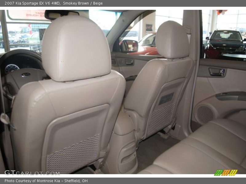 Smokey Brown / Beige 2007 Kia Sportage EX V6 4WD