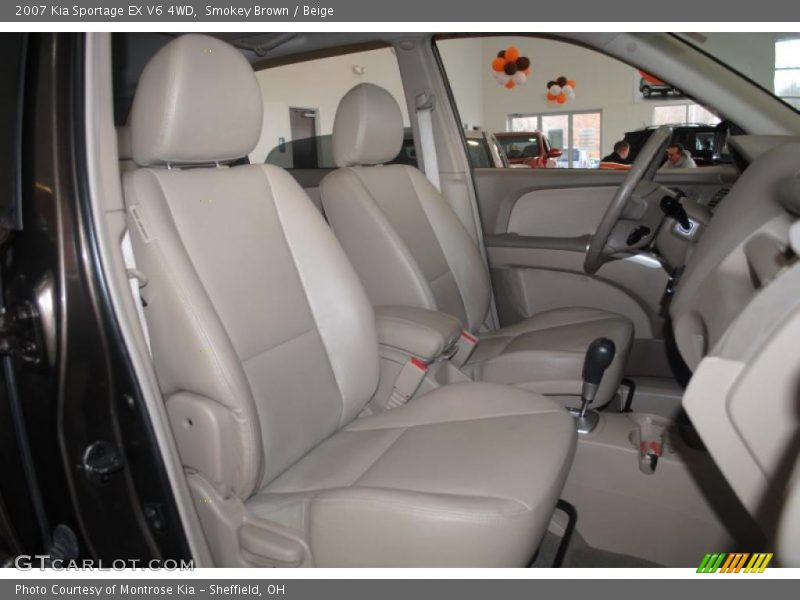 Smokey Brown / Beige 2007 Kia Sportage EX V6 4WD