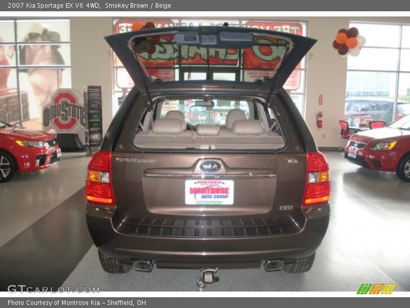 Smokey Brown / Beige 2007 Kia Sportage EX V6 4WD