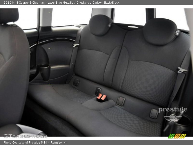 Laser Blue Metallic / Checkered Carbon Black/Black 2010 Mini Cooper S Clubman
