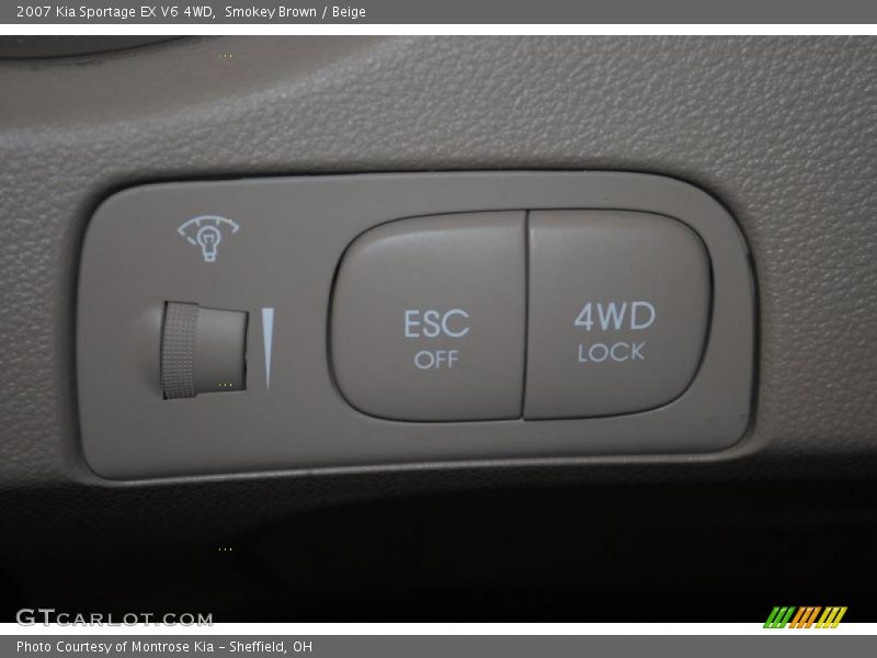 Smokey Brown / Beige 2007 Kia Sportage EX V6 4WD