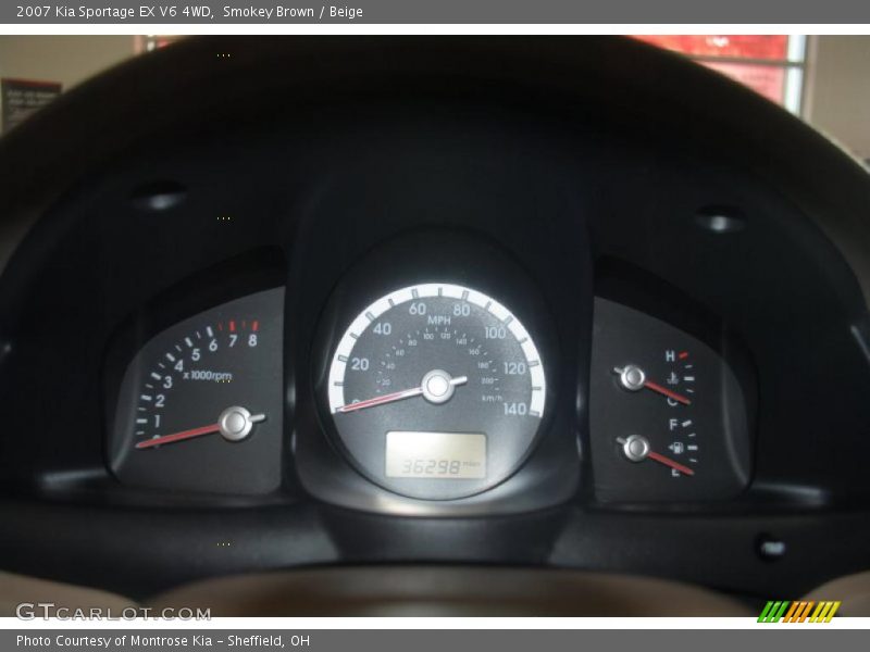 Smokey Brown / Beige 2007 Kia Sportage EX V6 4WD