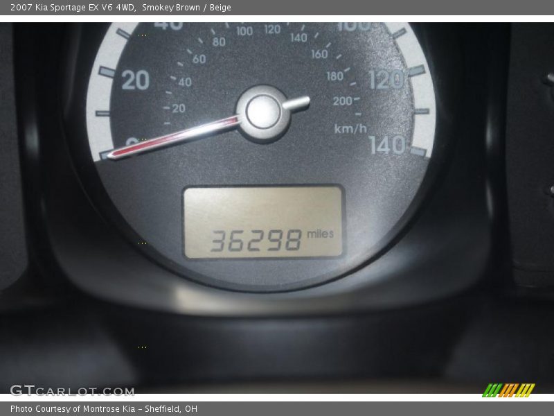 Smokey Brown / Beige 2007 Kia Sportage EX V6 4WD