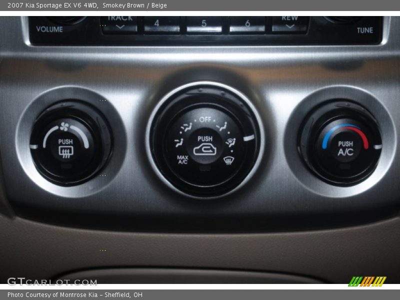 Smokey Brown / Beige 2007 Kia Sportage EX V6 4WD