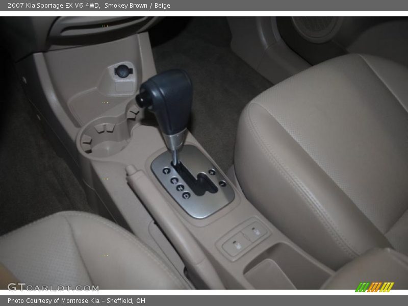 Smokey Brown / Beige 2007 Kia Sportage EX V6 4WD