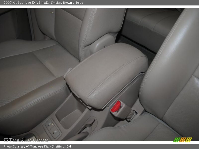 Smokey Brown / Beige 2007 Kia Sportage EX V6 4WD