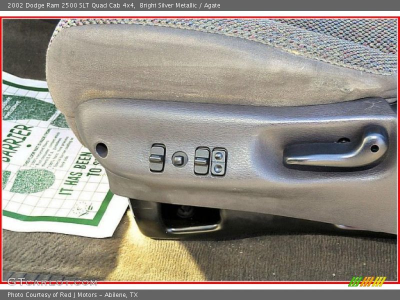 Bright Silver Metallic / Agate 2002 Dodge Ram 2500 SLT Quad Cab 4x4