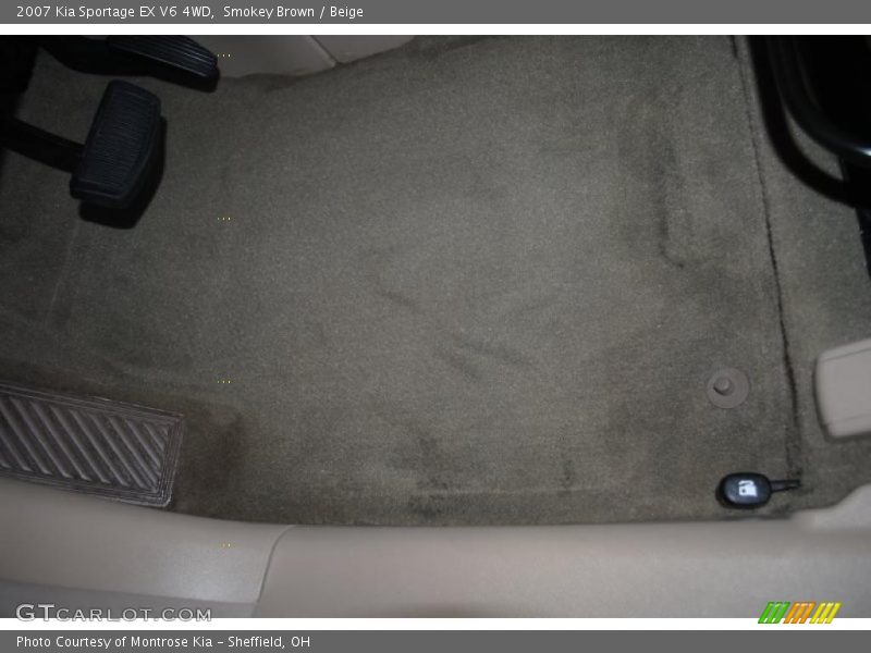 Smokey Brown / Beige 2007 Kia Sportage EX V6 4WD