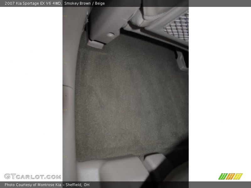 Smokey Brown / Beige 2007 Kia Sportage EX V6 4WD