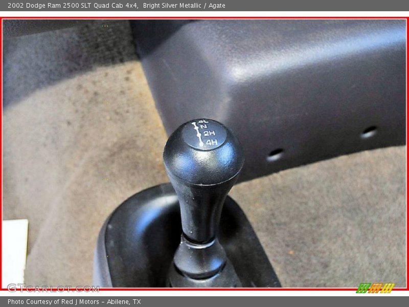Bright Silver Metallic / Agate 2002 Dodge Ram 2500 SLT Quad Cab 4x4