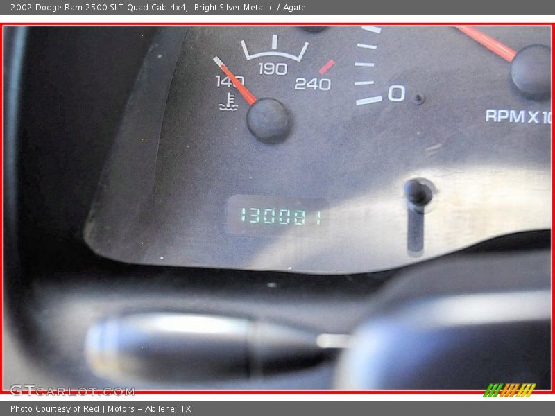 Bright Silver Metallic / Agate 2002 Dodge Ram 2500 SLT Quad Cab 4x4