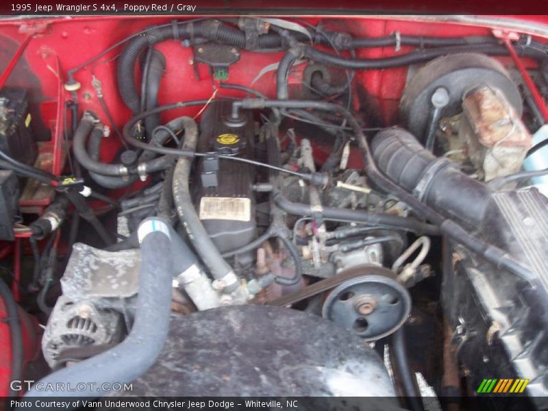  1995 Wrangler S 4x4 Engine - 2.5 Liter OHV 8-Valve 4 Cylinder