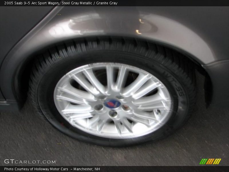 Steel Gray Metallic / Granite Gray 2005 Saab 9-5 Arc Sport Wagon
