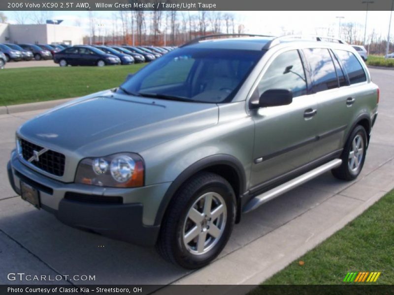 Willow Green Metallic / Taupe/Light Taupe 2006 Volvo XC90 2.5T AWD