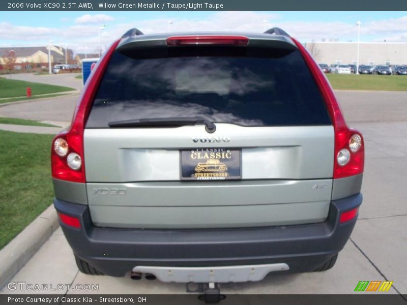 Willow Green Metallic / Taupe/Light Taupe 2006 Volvo XC90 2.5T AWD