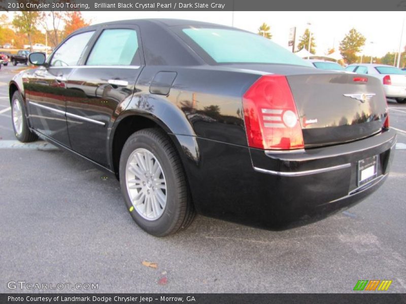 Brilliant Black Crystal Pearl / Dark Slate Gray 2010 Chrysler 300 Touring