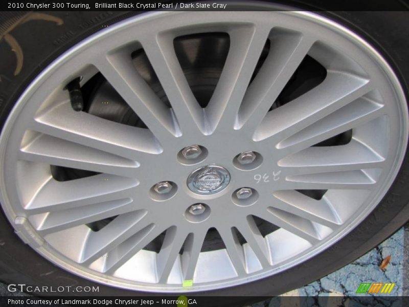 Brilliant Black Crystal Pearl / Dark Slate Gray 2010 Chrysler 300 Touring