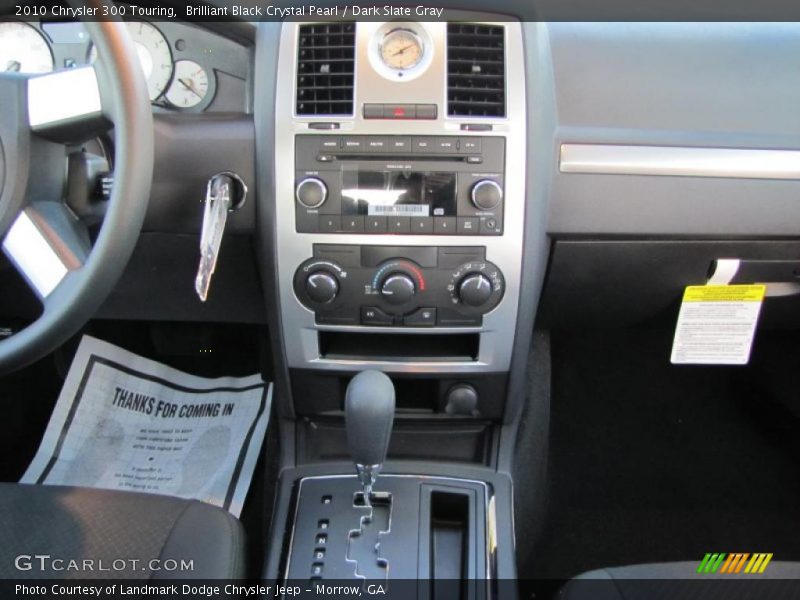 Brilliant Black Crystal Pearl / Dark Slate Gray 2010 Chrysler 300 Touring