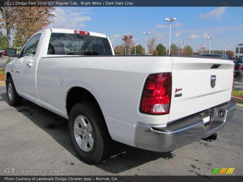 Bright White / Dark Slate Gray 2011 Dodge Ram 1500 SLT Regular Cab