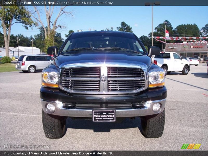 Black / Medium Slate Gray 2006 Dodge Ram 1500 SLT Mega Cab 4x4