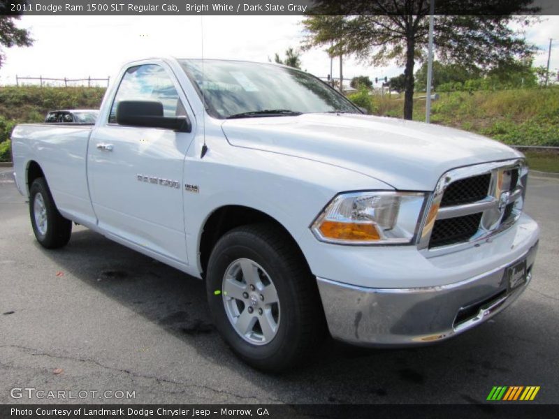 Bright White / Dark Slate Gray 2011 Dodge Ram 1500 SLT Regular Cab