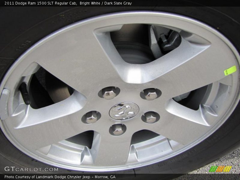 Bright White / Dark Slate Gray 2011 Dodge Ram 1500 SLT Regular Cab