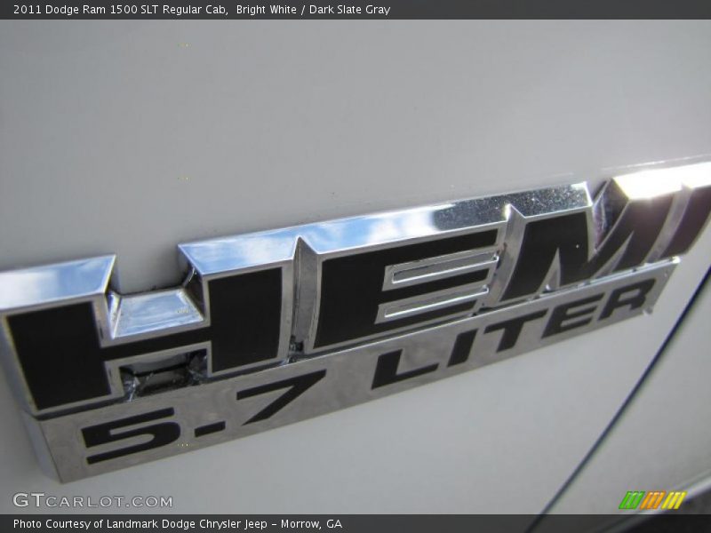 Bright White / Dark Slate Gray 2011 Dodge Ram 1500 SLT Regular Cab
