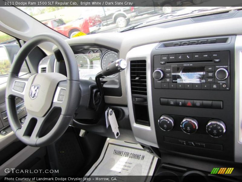 Bright White / Dark Slate Gray 2011 Dodge Ram 1500 SLT Regular Cab