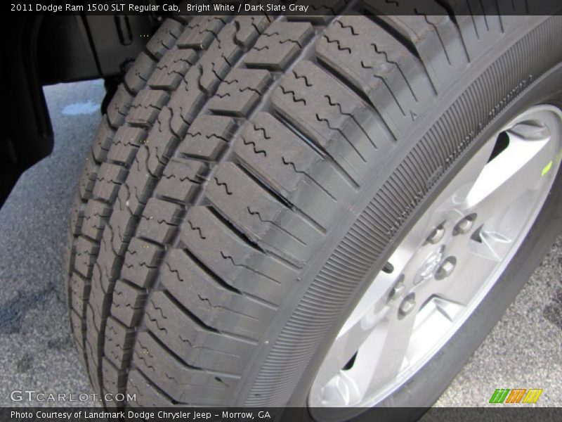 Bright White / Dark Slate Gray 2011 Dodge Ram 1500 SLT Regular Cab