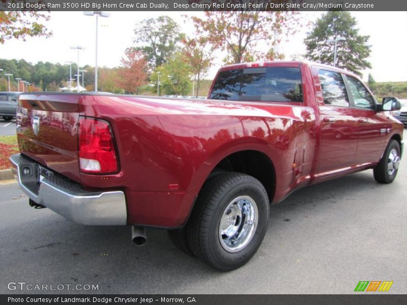 Deep Cherry Red Crystal Pearl / Dark Slate Gray/Medium Graystone 2011 Dodge Ram 3500 HD Big Horn Crew Cab Dually