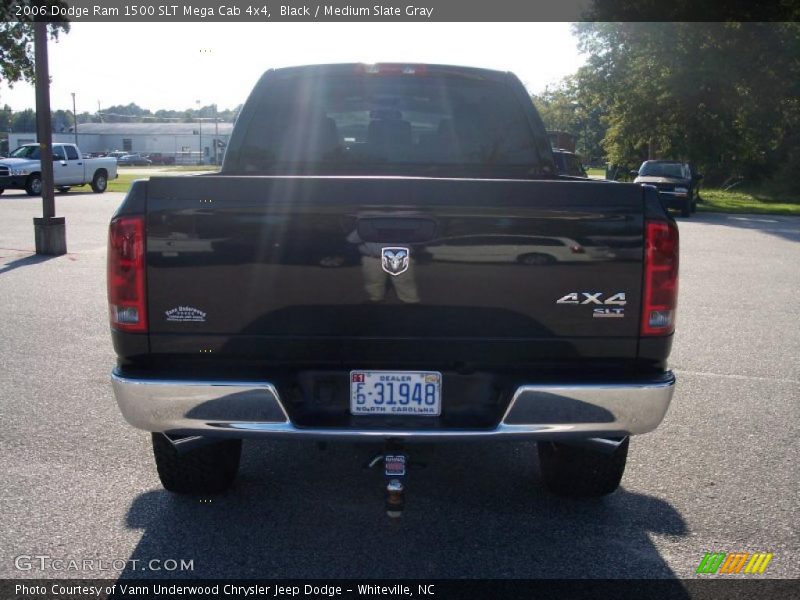 Black / Medium Slate Gray 2006 Dodge Ram 1500 SLT Mega Cab 4x4