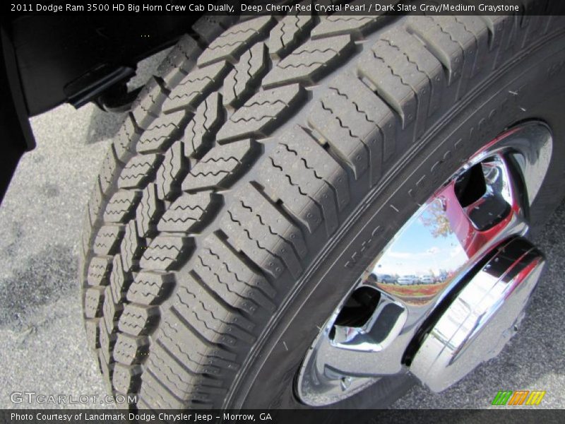 Deep Cherry Red Crystal Pearl / Dark Slate Gray/Medium Graystone 2011 Dodge Ram 3500 HD Big Horn Crew Cab Dually