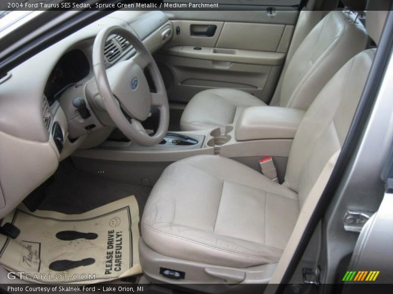 Spruce Green Metallic / Medium Parchment 2004 Ford Taurus SES Sedan